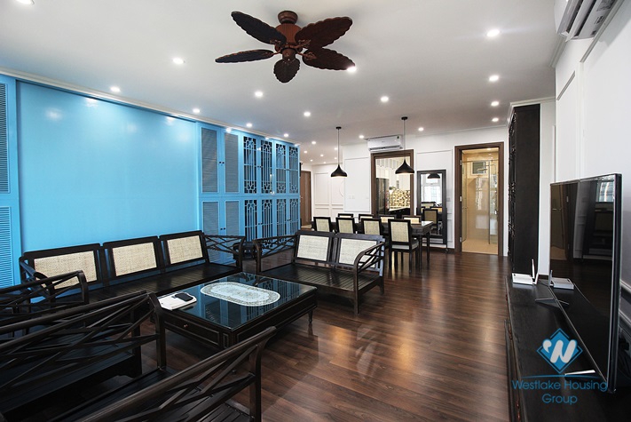 A beautiful and new 3 bedroom apartment for rent in Ciputra, Tay ho
